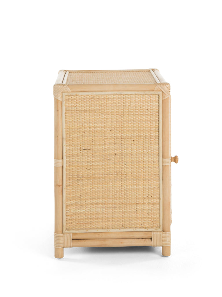 Kouboo Peacock Rattan Nightstand