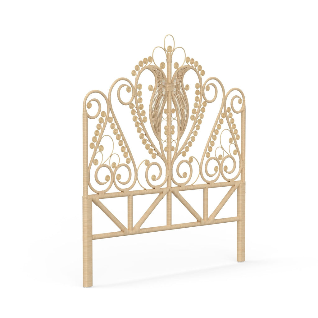 Kouboo Peacock Rattan Headboard