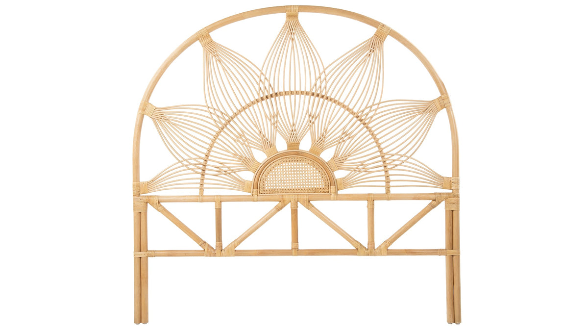 Kouboo Sunflower Rattan Headboard