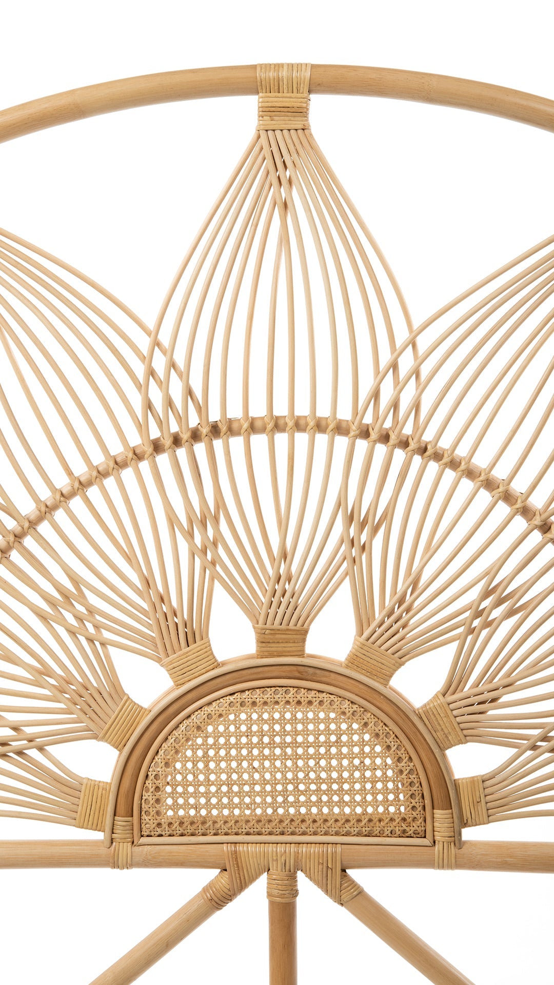 Kouboo Sunflower Rattan Headboard