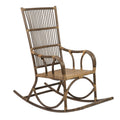 Kouboo Rattan Loop Edged Classic Rocking Chair