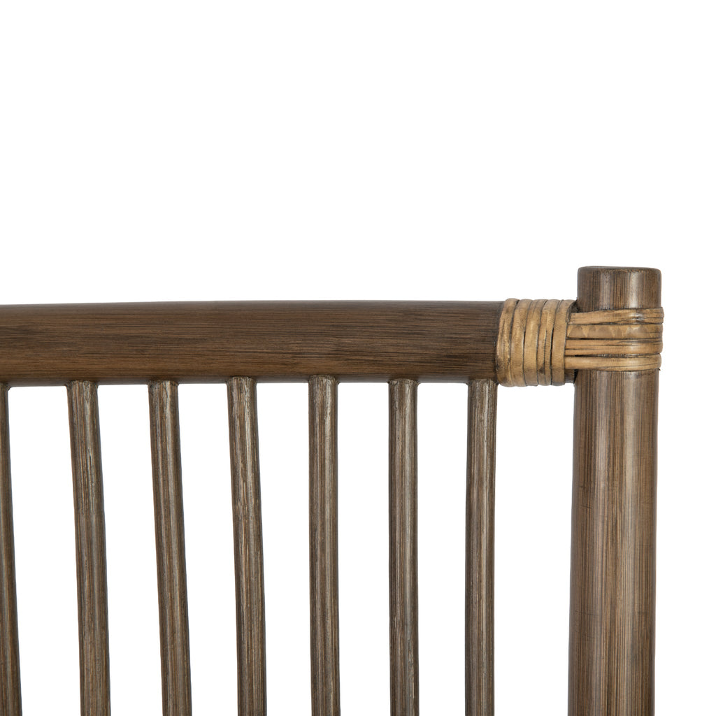 Kouboo Rattan Loop Edged Classic Rocking Chair