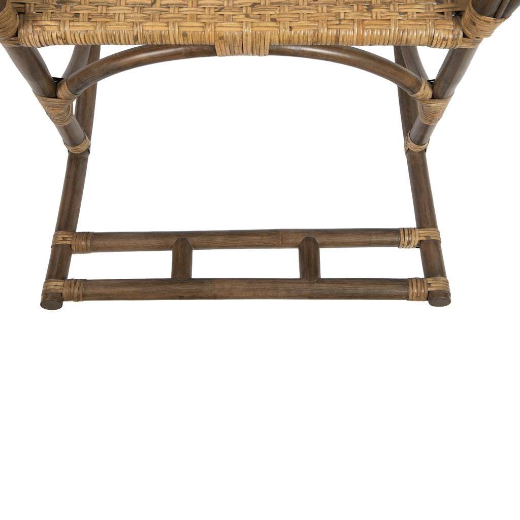 Kouboo Rattan Loop Edged Classic Rocking Chair