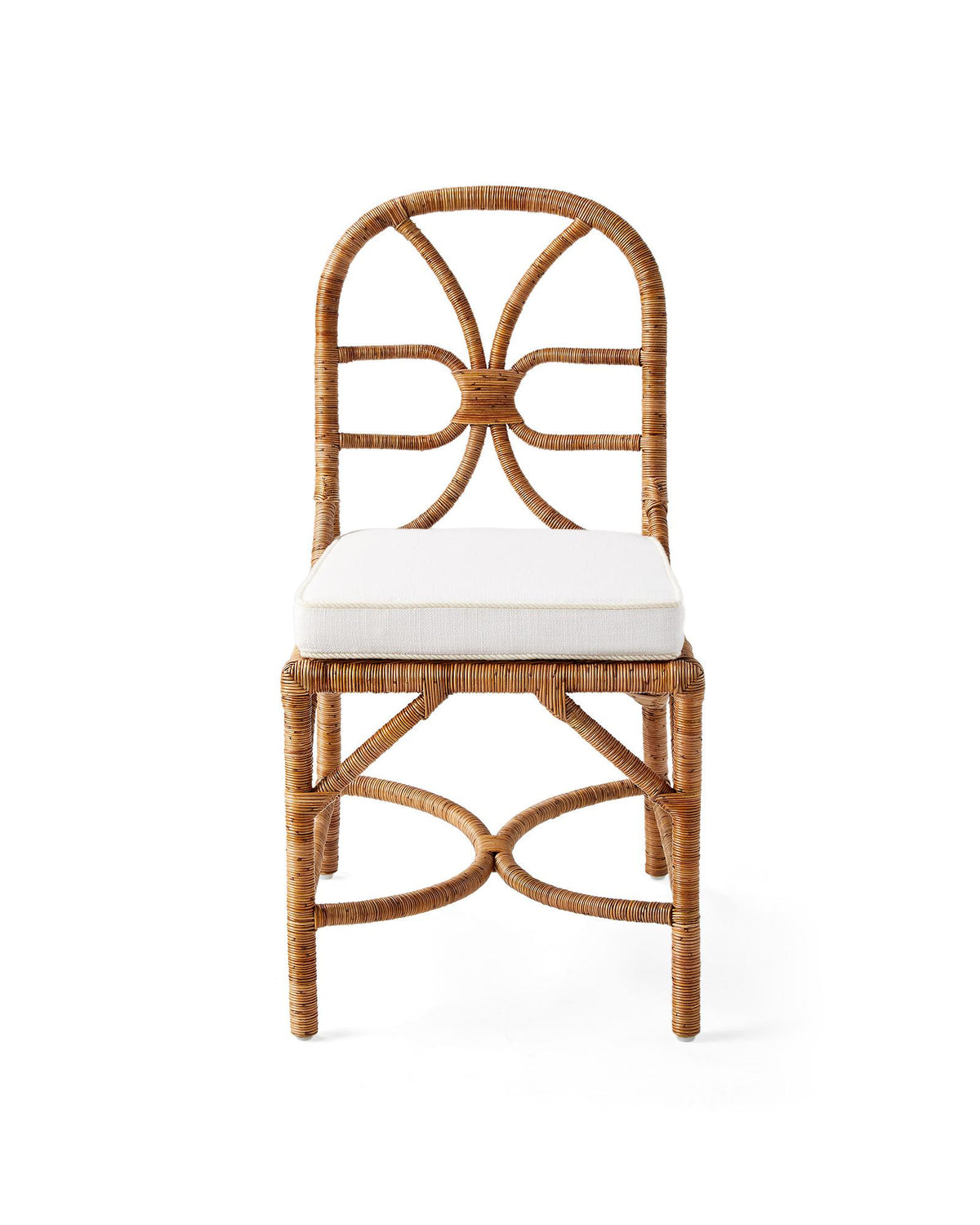 Serena & Lily Antica Handwrapped Rattan Dining Chair