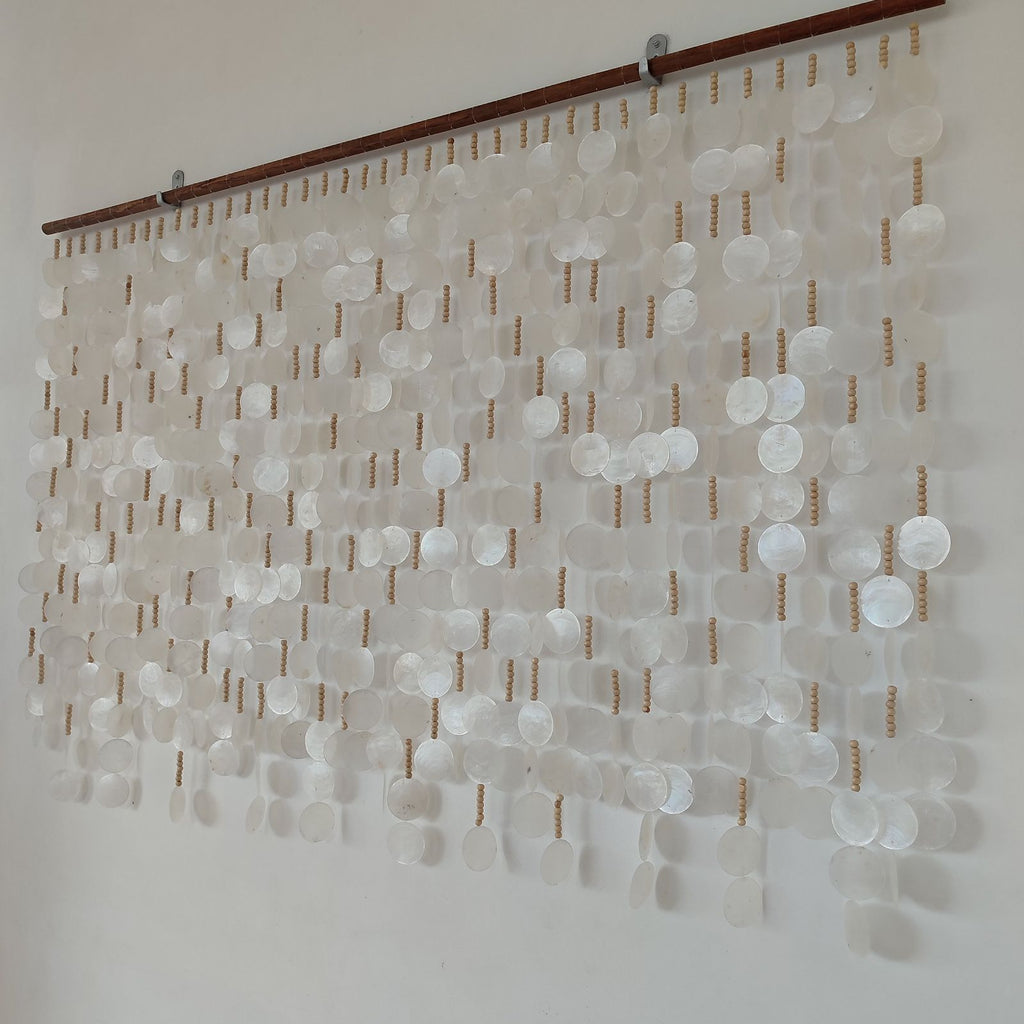 Handmade Coastal Capiz Shell Wall Decor