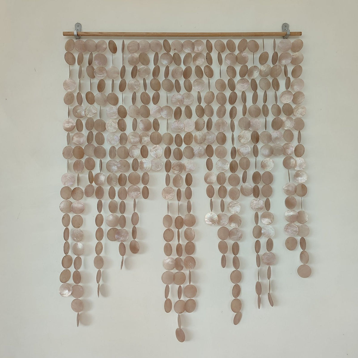 Handmade Coastal Capiz Shell Wall Hanging Decor