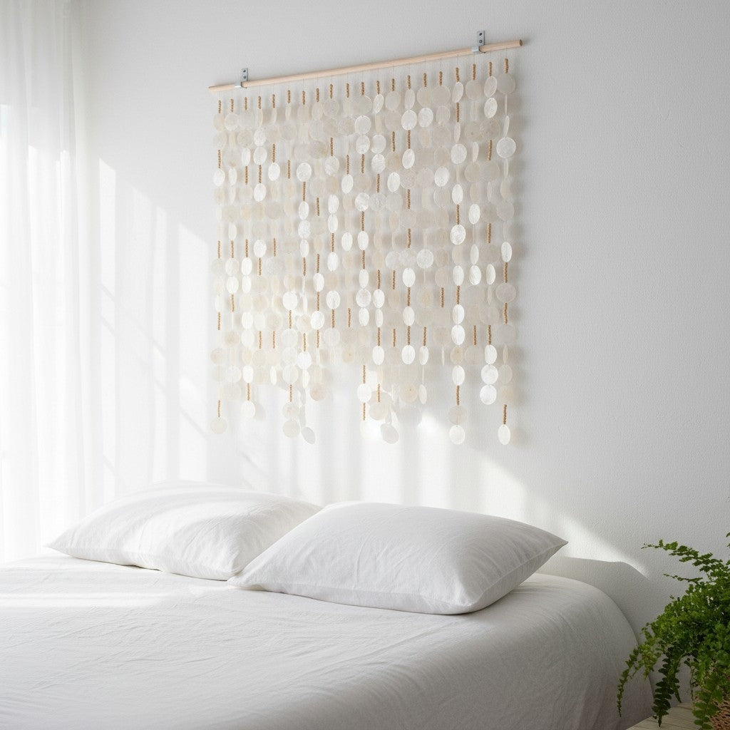 Handmade Coastal Capiz Shell Wall Decor