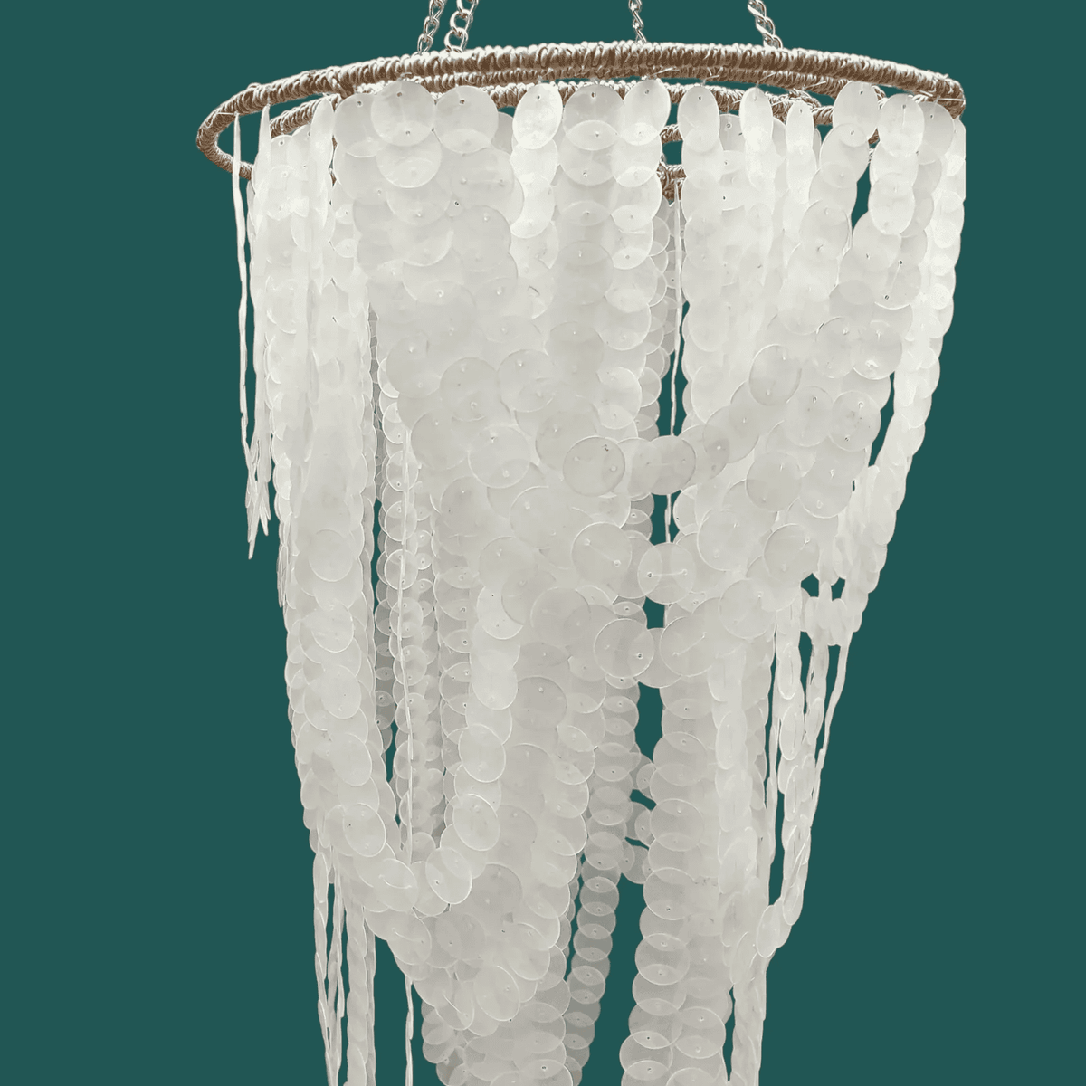 Natural Capiz Shell Chandelier Lamp Shade