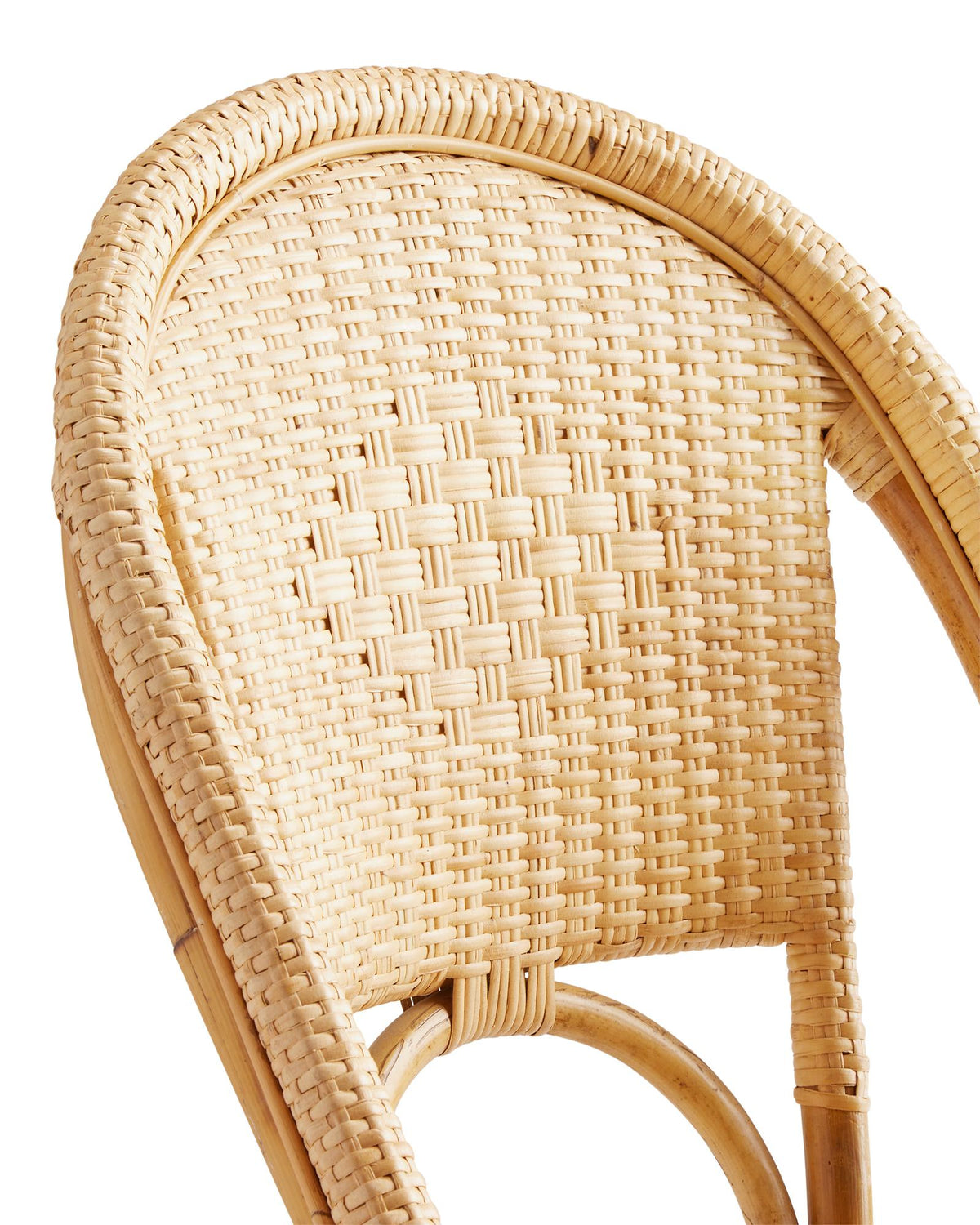 Serena & Lily Sunwashed Riviera Rattan Stool