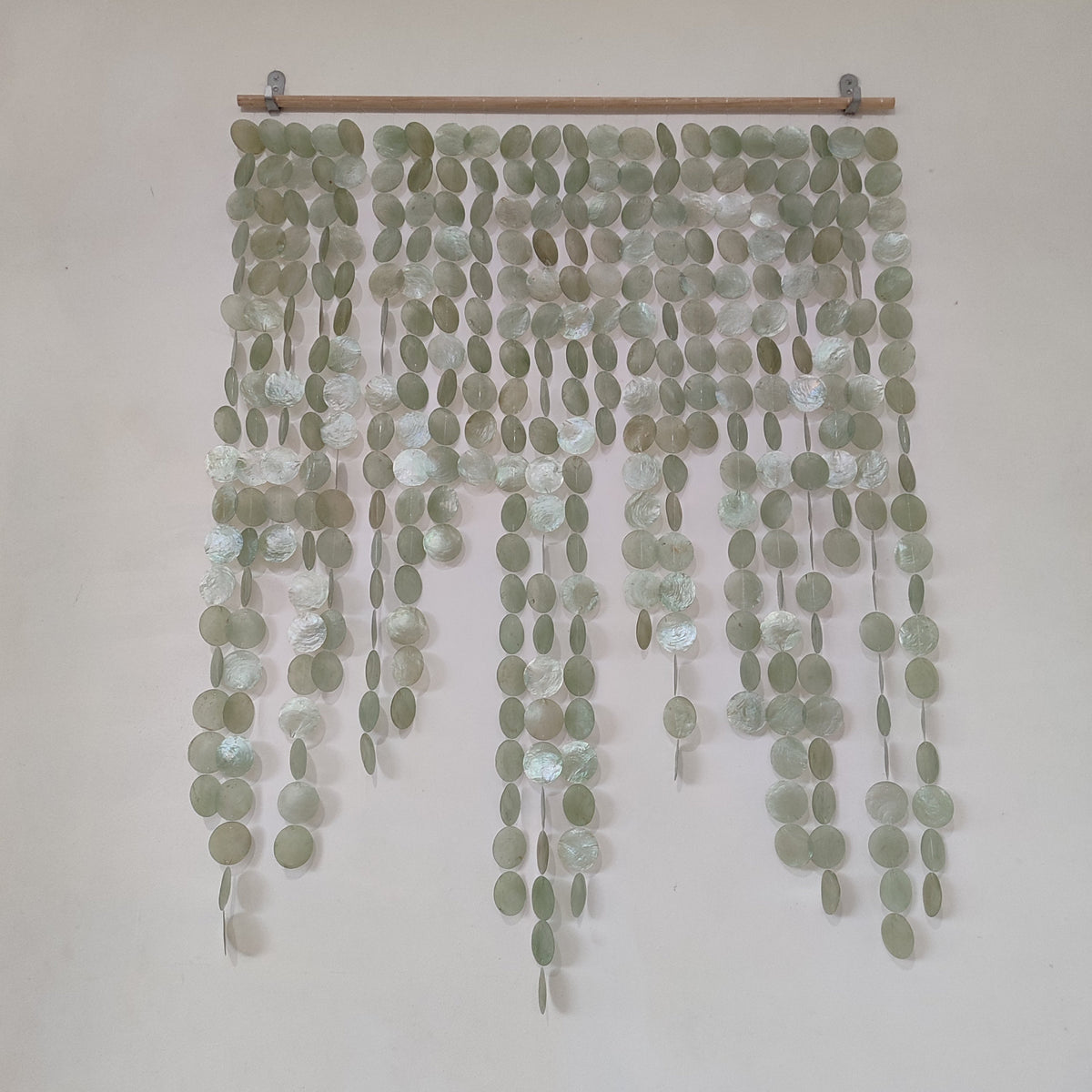 Handmade Coastal Capiz Shell Wall Hanging Decor