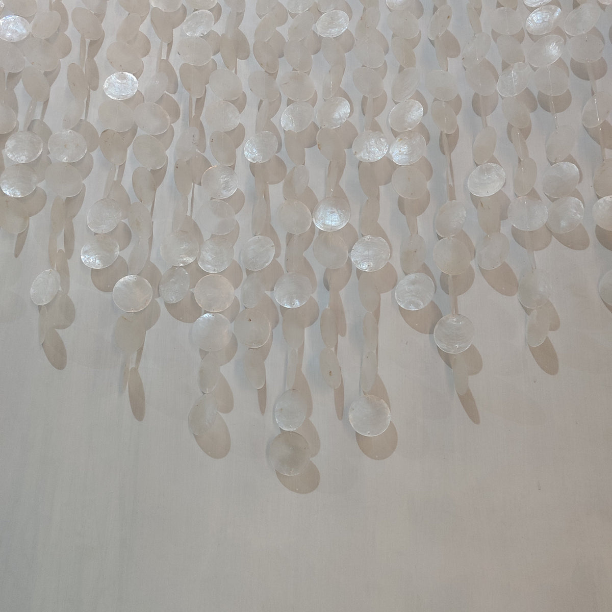 Handmade Coastal Capiz Shell Wall Hanging Decor