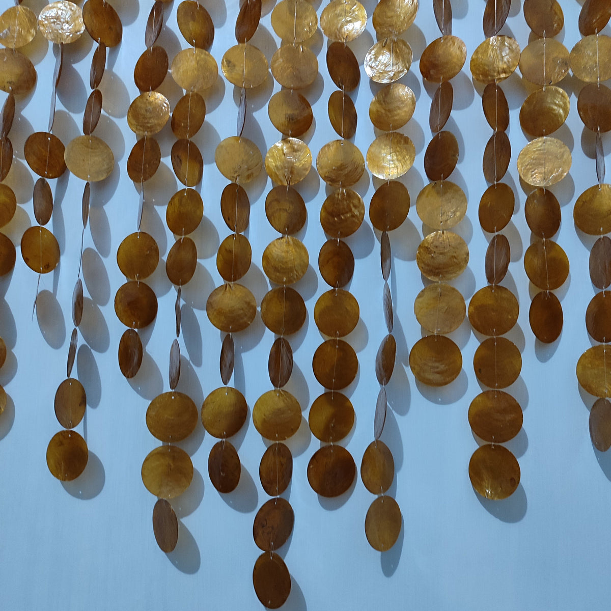 Handmade Coastal Capiz Shell Wall Hanging Decor