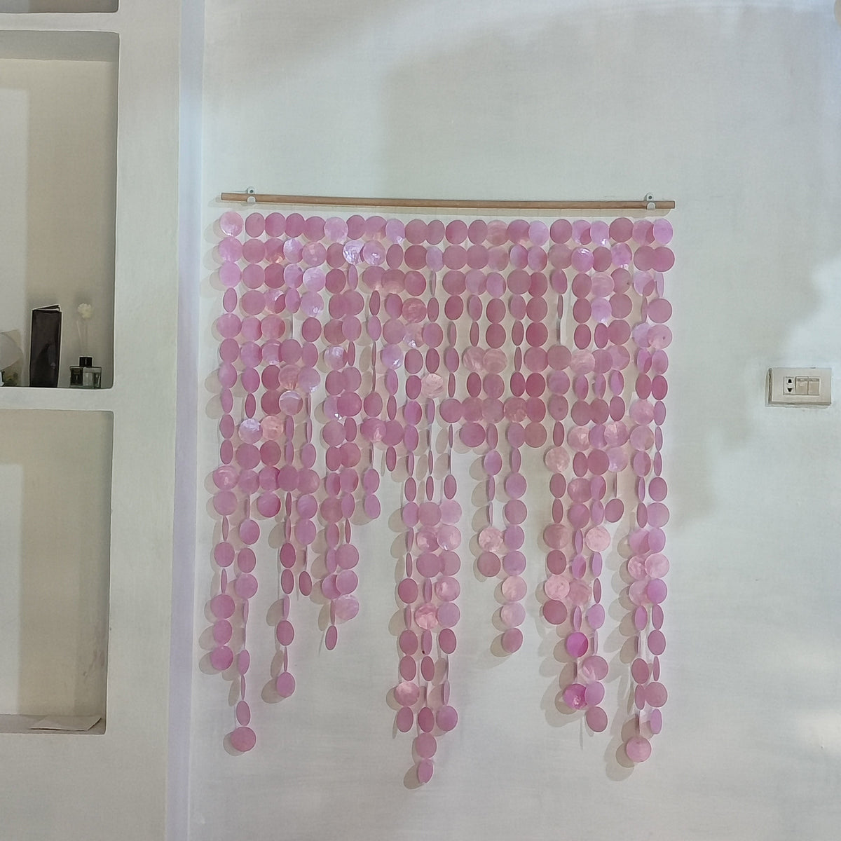 Handmade Coastal Capiz Shell Wall Hanging Decor