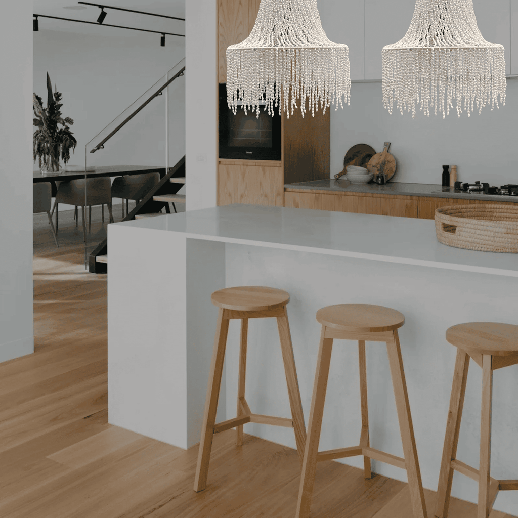 Handmade Coastal Sea Shell Chandelier Lamp Shade