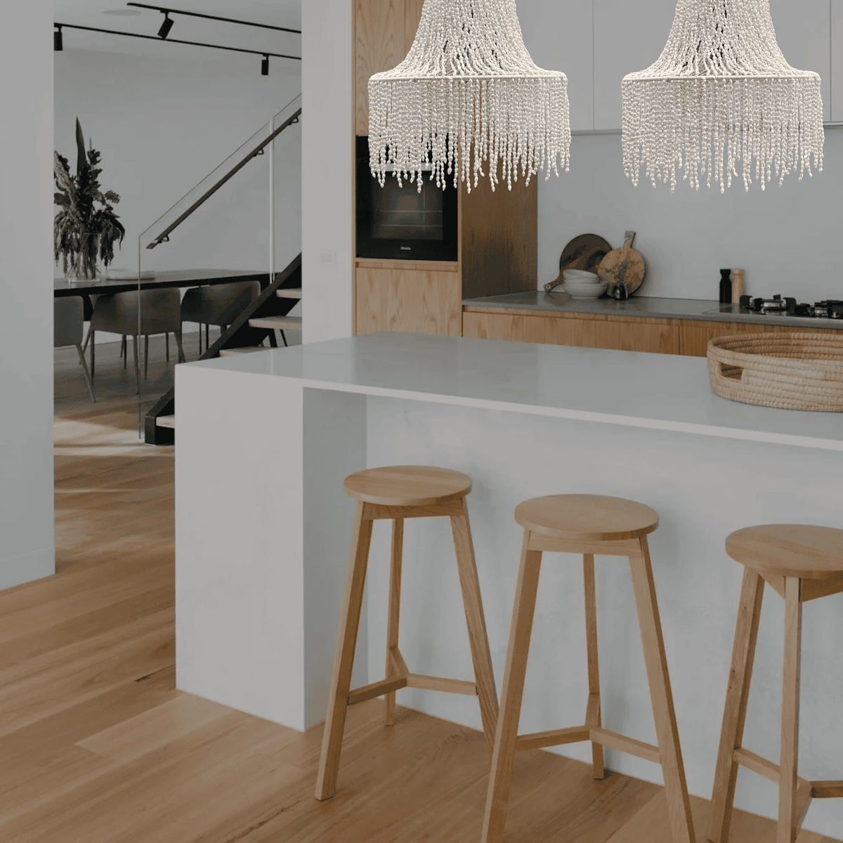 Handmade Coastal Sea Shell Chandelier Lamp Shade