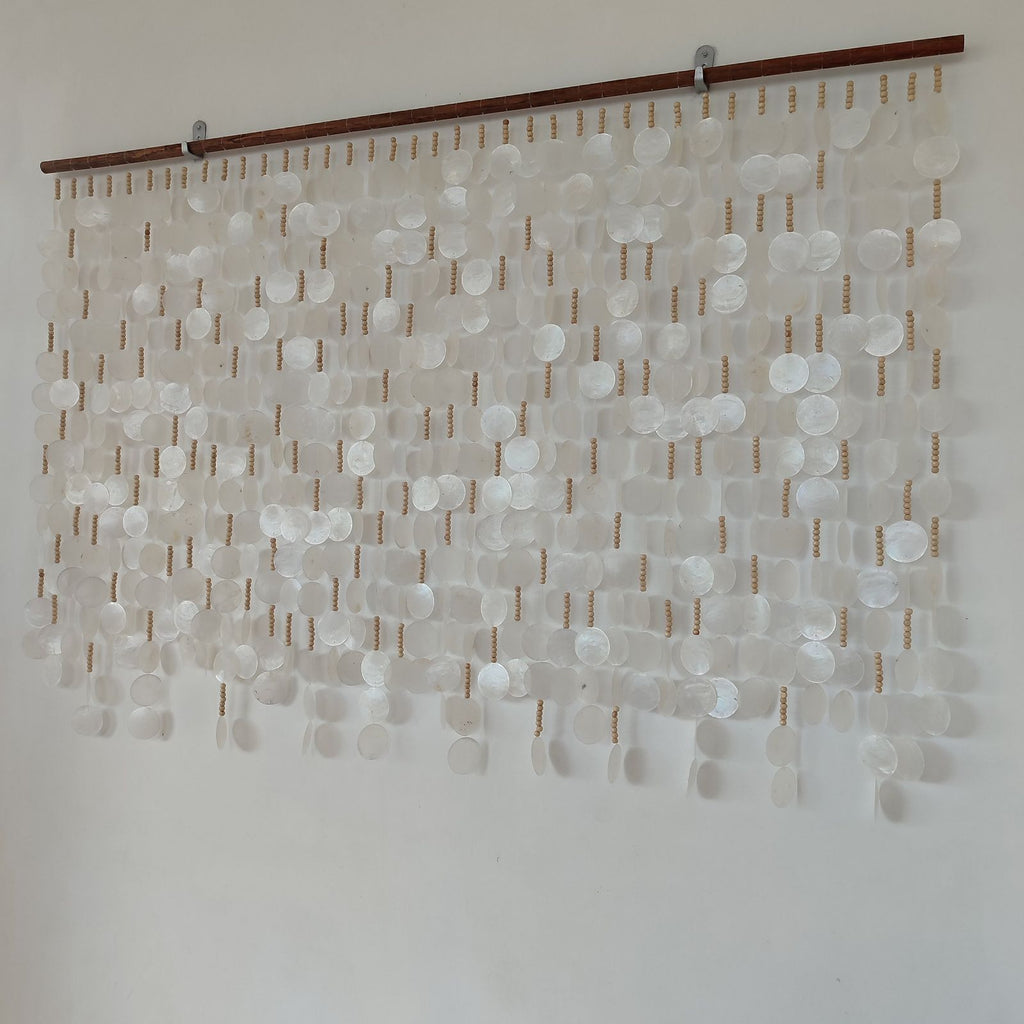 Handmade Coastal Capiz Shell Wall Decor