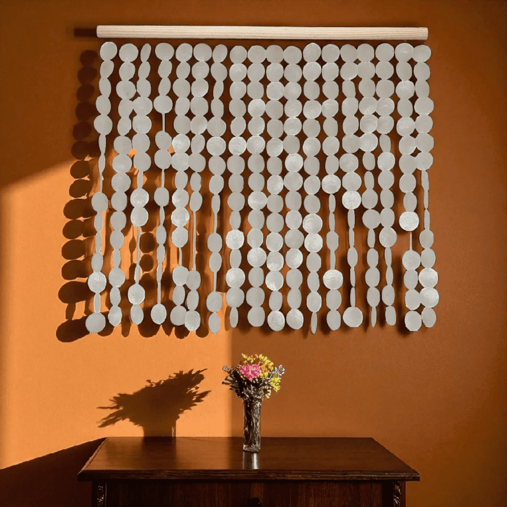 Custom Capiz Shell Wall Hanging Curtain Decor