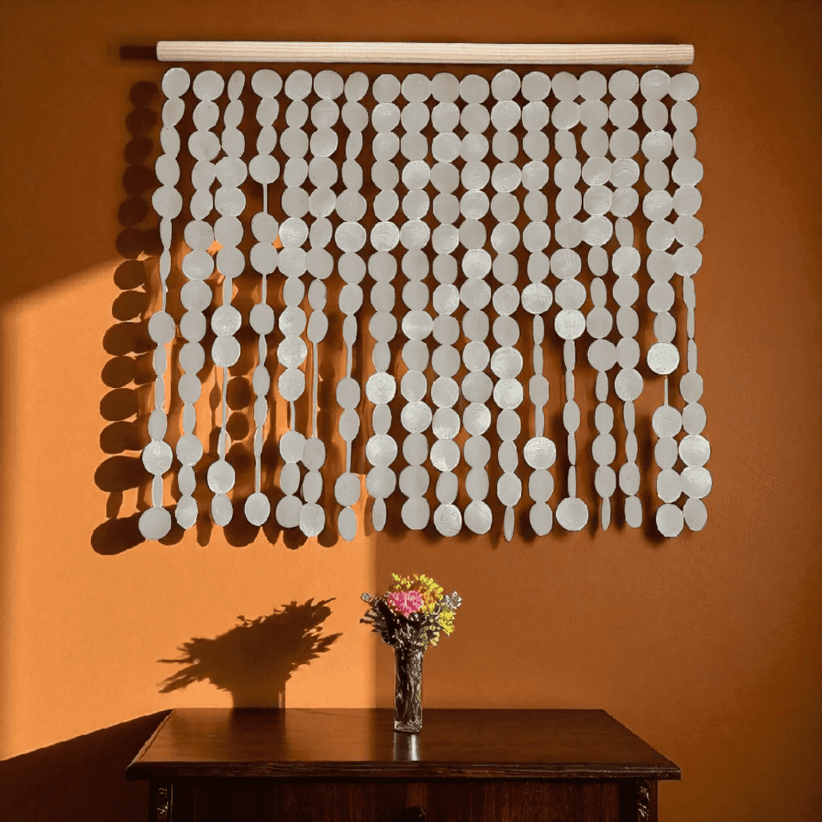 Custom Capiz Shell Wall Hanging Curtain Decor